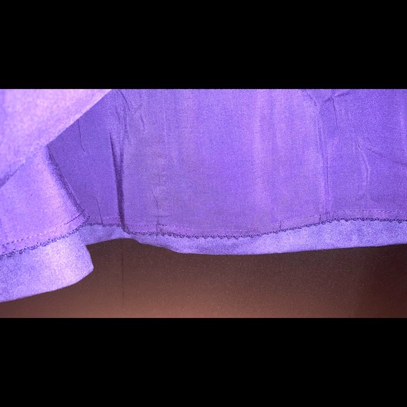 NWT Anthropologie Blue Faux Suede Skirt - Picture 8 of 13